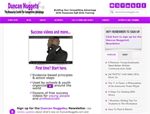 Tablet Screenshot of duncannuggets.com